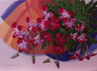 Orchid - Oil on canvas 24cmx33cm